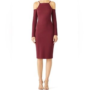 Trina Turk Maroon Cocktail Dress